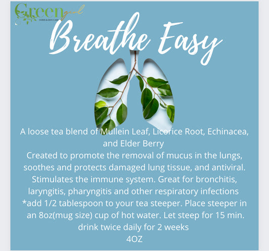 Breathe Easy herbal tea blend